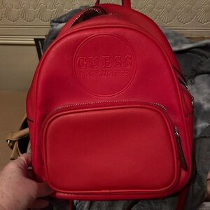 GUESS Vibrant Red Backpack
